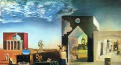 Dali Suburbs Of A Paranoiac Critical Town reproduction peinte à la main