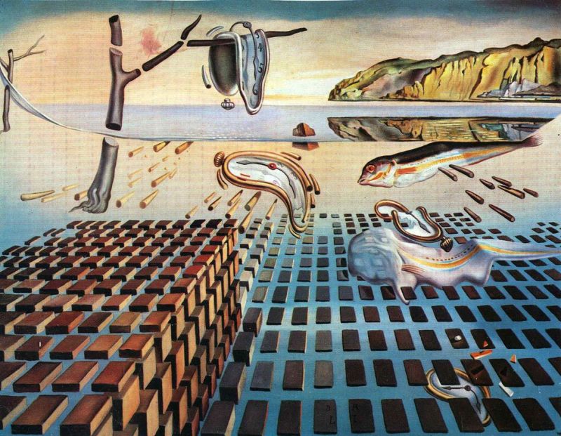 Dali The Disintegration Of The Persistence Of Memory
