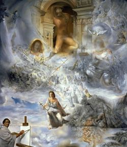 Dali The Ecumenical Council reproduction peinte à la main