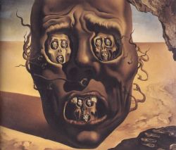 Dali The Face Of War reproduction peinte à la main