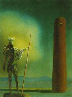 Peinture sur toile de Dali The Knight At The Tower reproduction peinte à la main