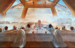 Dali The Sacrament Of The Last Supper reproduction peinte à la main