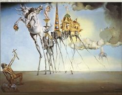 Dali The Temptation Of St. Anthony reproduction peinte à la main