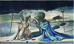Dali Tristan And Isold reproduction peinte à la main