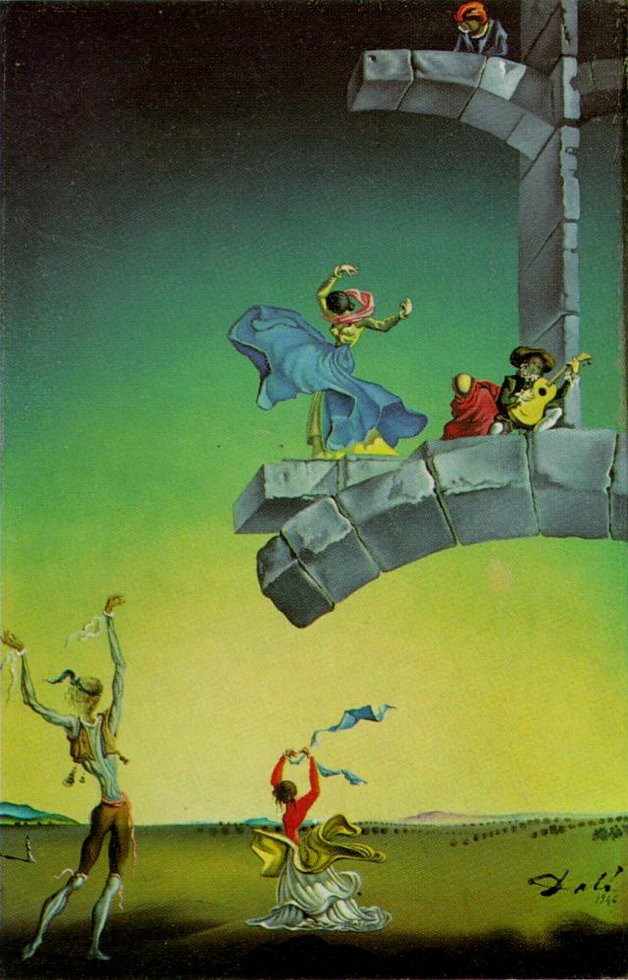 Dali Untitled - Spanish Dances In A Landscape
