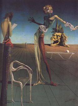 Dali Woman With A Head Of Roses reproduction peinte à la main
