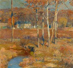 Peinture sur toile de Daniel Garber, Novembre reproduction peinte à la main
