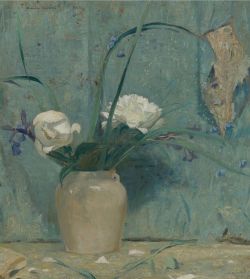 Peinture sur toile de Daniel Garber, Peonies, 1922 reproduction peinte à la main
