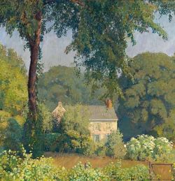 Peinture sur toile de Daniel Garber, Summer Silence, 1929 reproduction peinte à la main