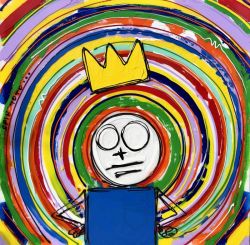 Peinture sur toile de David Ferreira Spin Toto reproduction peinte à la main