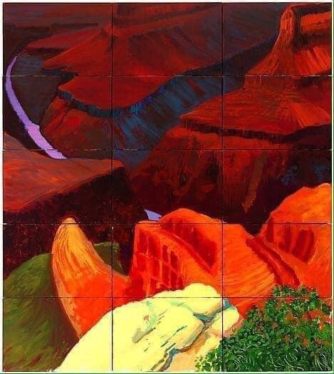 David Hockney Colorado River 1998