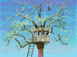 Peinture sur toile de David Hockney Number 125 reproduction peinte à la main