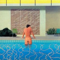 Peinture sur toile de David Hockney Peter Getting Out Of Nick S Pool reproduction peinte à la main