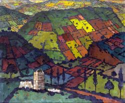 Peinture sur toile de David Kakabadze Imereti 1917 reproduction peinte à la main