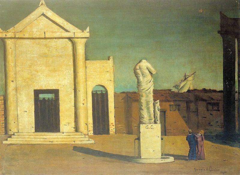 De Chirico, L'énigme d'un après-midi d'automne - 1910