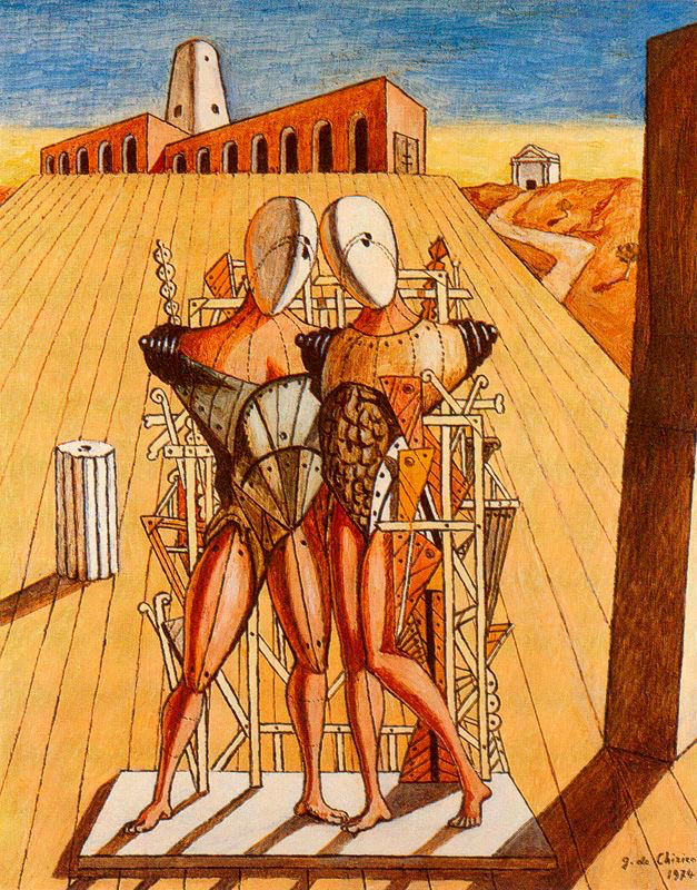 De Chirico, Le Dioscuri - Les fils de Zeus