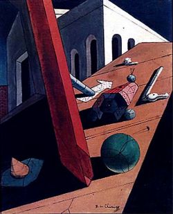 Peinture sur toile de De Chirico, Le génie diabolique d'un roi reproduction peinte à la main