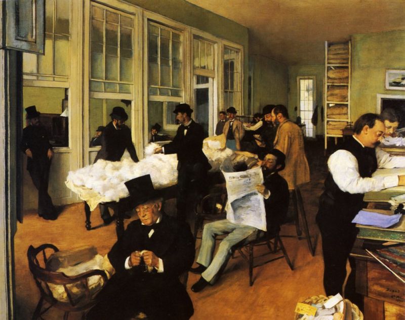 Degas A Cotton Office In New Orleans 1873