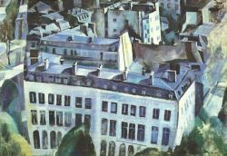 Peinture sur toile de Delaunay, Étude pour la ville reproduction peinte à la main