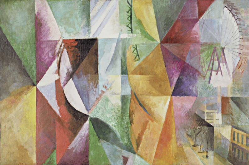 Delaunay, Les trois fenêtres, la tour et la roue