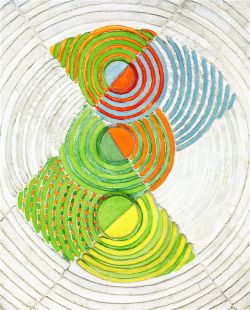 Peinture sur toile de Delaunay, Relief-Rythme - 1933 reproduction peinte à la main