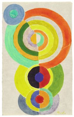 Peinture sur toile de Delaunay, Rythme sans fin - 1934 reproduction peinte à la main