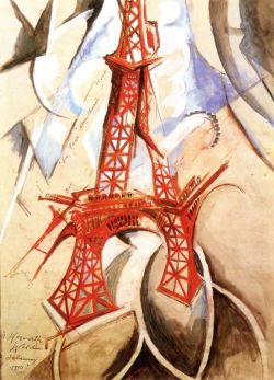 Peinture sur toile de Delaunay, Tours simultanées reproduction peinte à la main