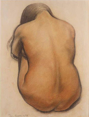 Diego River Untitled Study For The Panel Germination