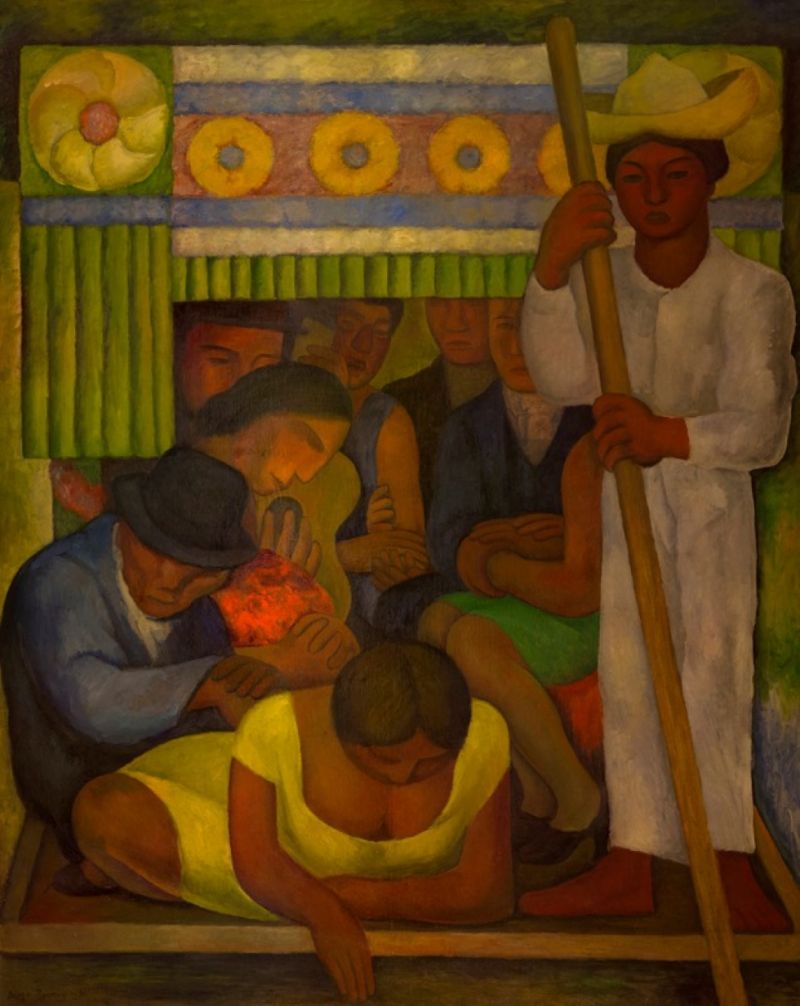 Diego Rivera La Canoa De Las Flores 1931