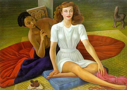 Diego Rivera Portrait Of Paulette Goddard 1941