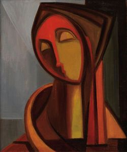 Peinture sur toile de Dora Maar Tete De Femme Cubiste reproduction peinte à la main