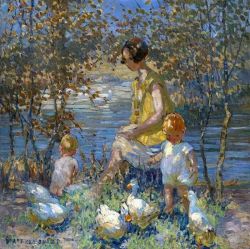 Peinture sur toile de Dorothea Sharp, Springtime reproduction peinte à la main