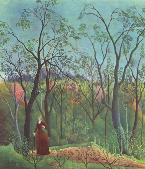 Douanier Rousseau, La marche dans la forêt