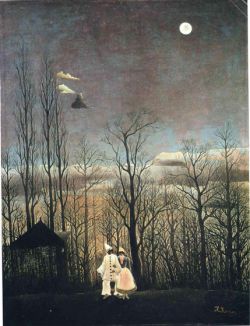 Peinture sur toile de Douanier Rousseau, Soirée de carnaval reproduction peinte à la main