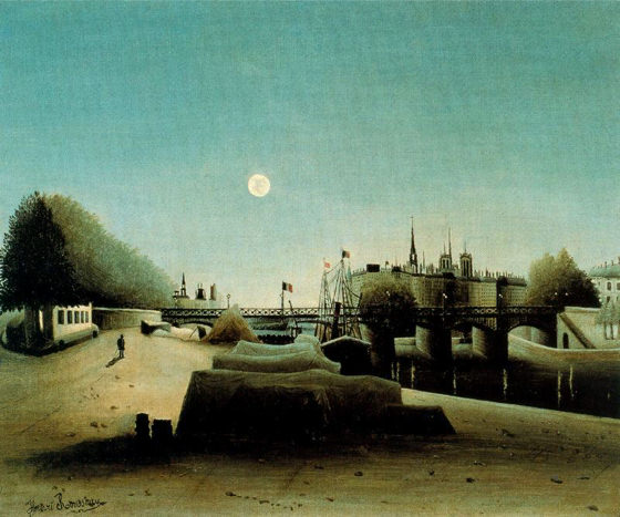 Douanier Rousseau, Une vue de l'ile Saint Louis
