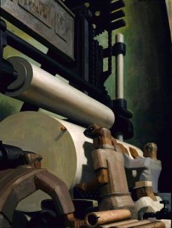 Peinture sur toile de Douglass Crockwell Paper Workers 1934 reproduction peinte à la main