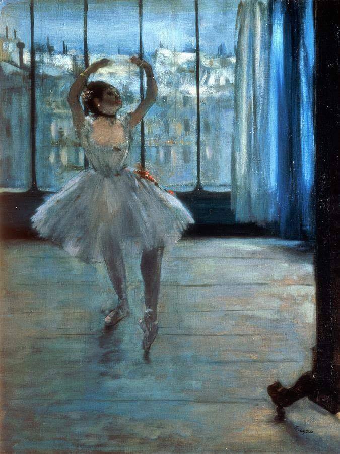 Edgar Degas Dancer In Front Of A Window 1874-1877