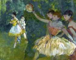 Edgar Degas Quatre Danseuses 1903 reproduction peinte à la main