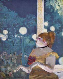Peinture sur toile de Edgar Degas The Cafe Concert - The Song Of The Dog reproduction peinte à la main