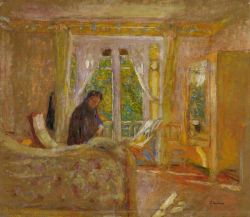Peinture sur toile de Edouard Vuillard, The Sunny Room, c. 1920 reproduction peinte à la main