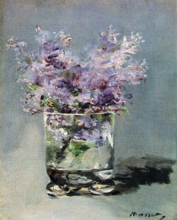 Peinture sur toile de Eduard Manet Lilla In Un Bicchiere 1882-1883 reproduction peinte à la main
