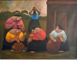 Peinture sur toile de Eduardo Millones Farfan Art Eduardo Millones Farfan reproduction peinte à la main