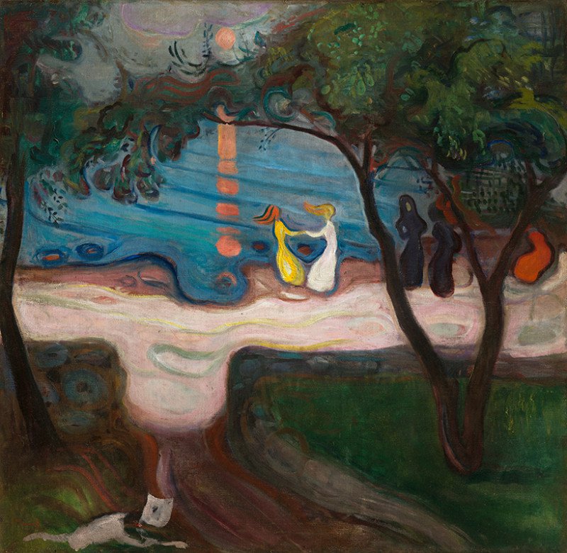Edvard Munch Dancing On A Shore 1900