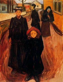 Peinture sur toile de Edvard Munch Four Ages Of Life 1902 reproduction peinte à la main