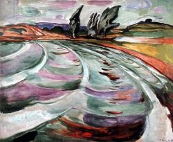 Peinture sur toile de Edvard Munch The Wave 1921 reproduction peinte à la main