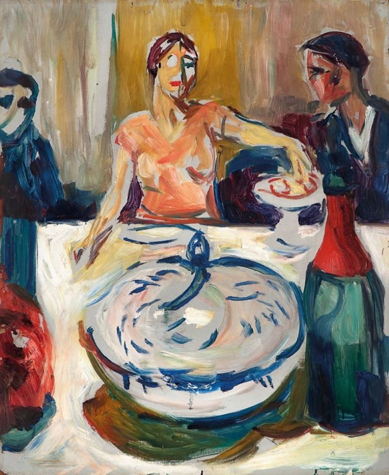 Edvard Munch The Wedding Of The Bohemian 1925-30