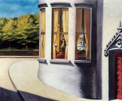 Edward Hopper August In The City 1945 reproduction peinte à la main