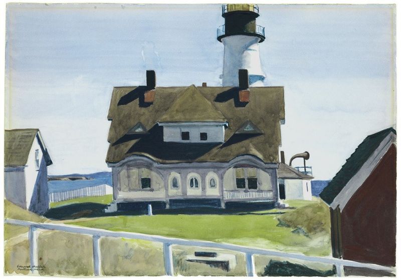 Edward Hopper Captain Strout's House Portland Head 1927