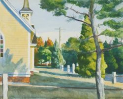 Edward Hopper Church In Eastham 1948 reproduction peinte à la main