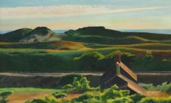 Edward Hopper Hills South Truro reproduction peinte à la main